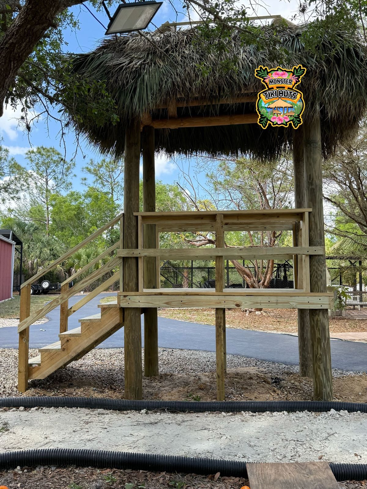 Deck 2 — Custom wooden deck build (pressure treated, Florida)