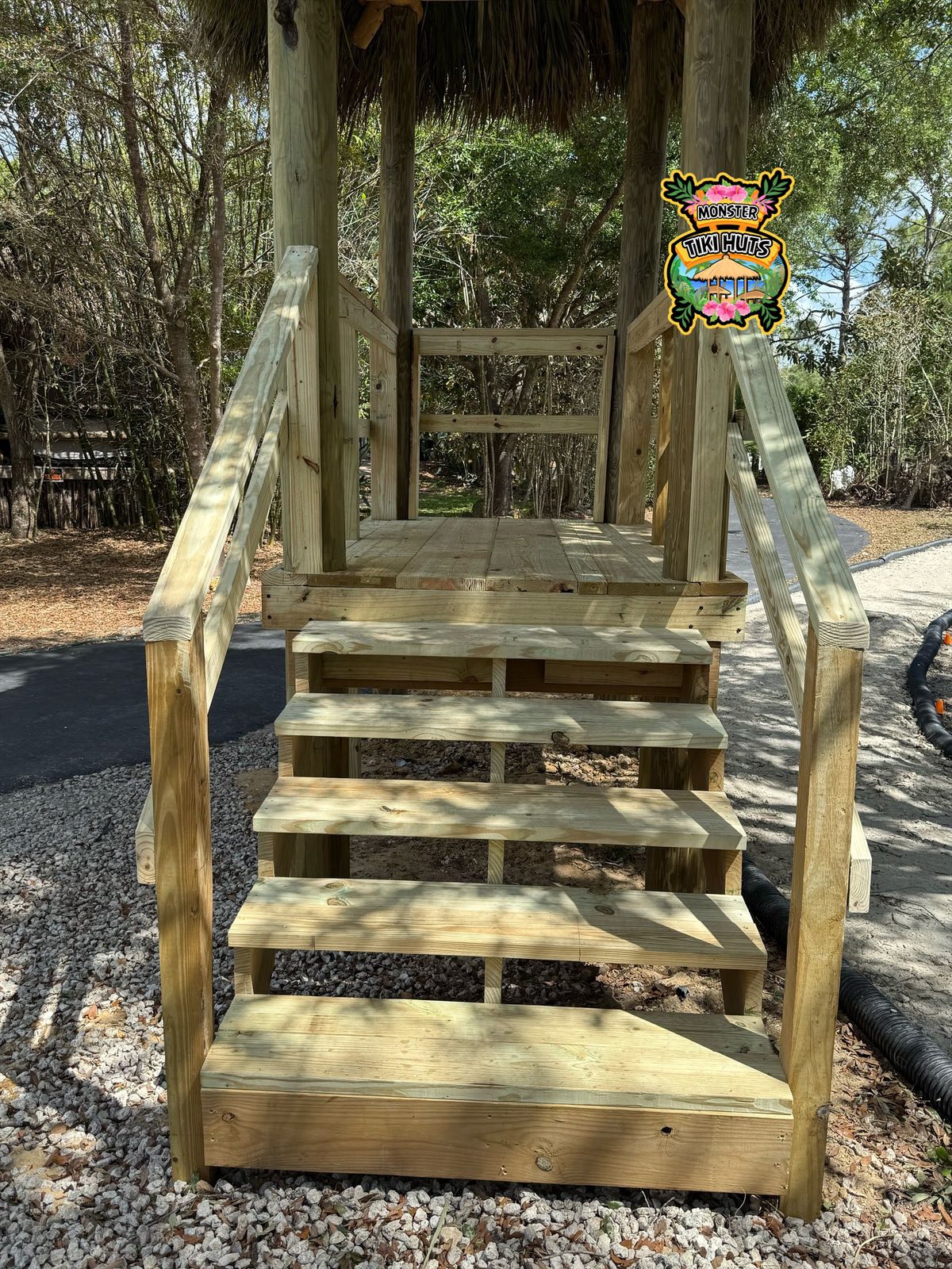 Deck 3 — Custom wooden deck build (pressure treated, Florida)