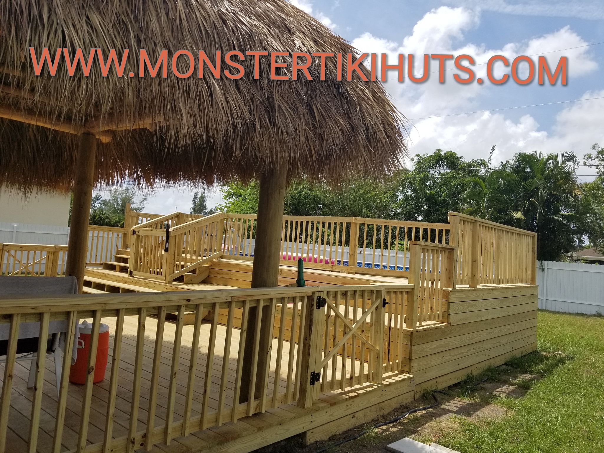 Deck 4 — Custom wooden deck build (pressure treated, Florida)