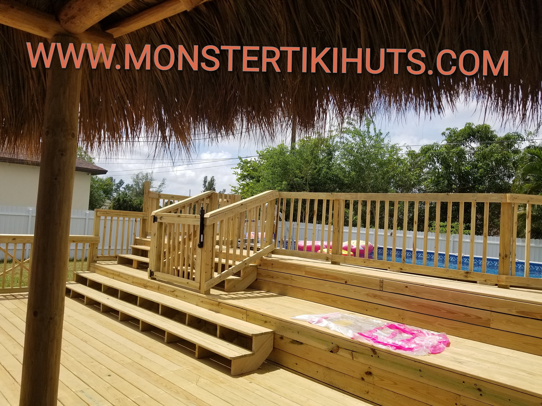 Deck 5 — Custom wooden deck build (pressure treated, Florida)