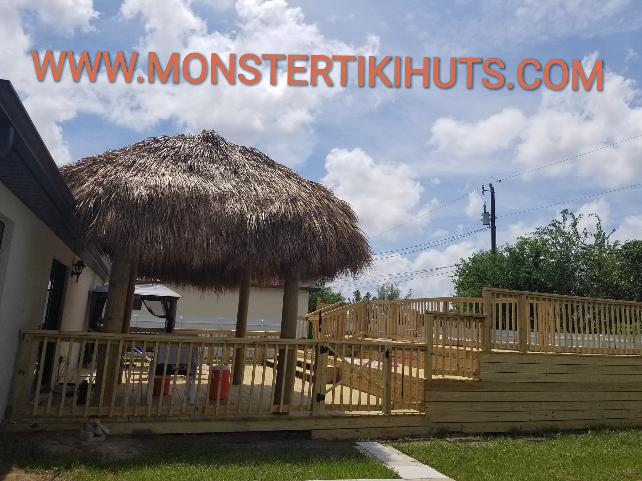 Deck 7 — Custom wooden deck build (pressure treated, Florida)
