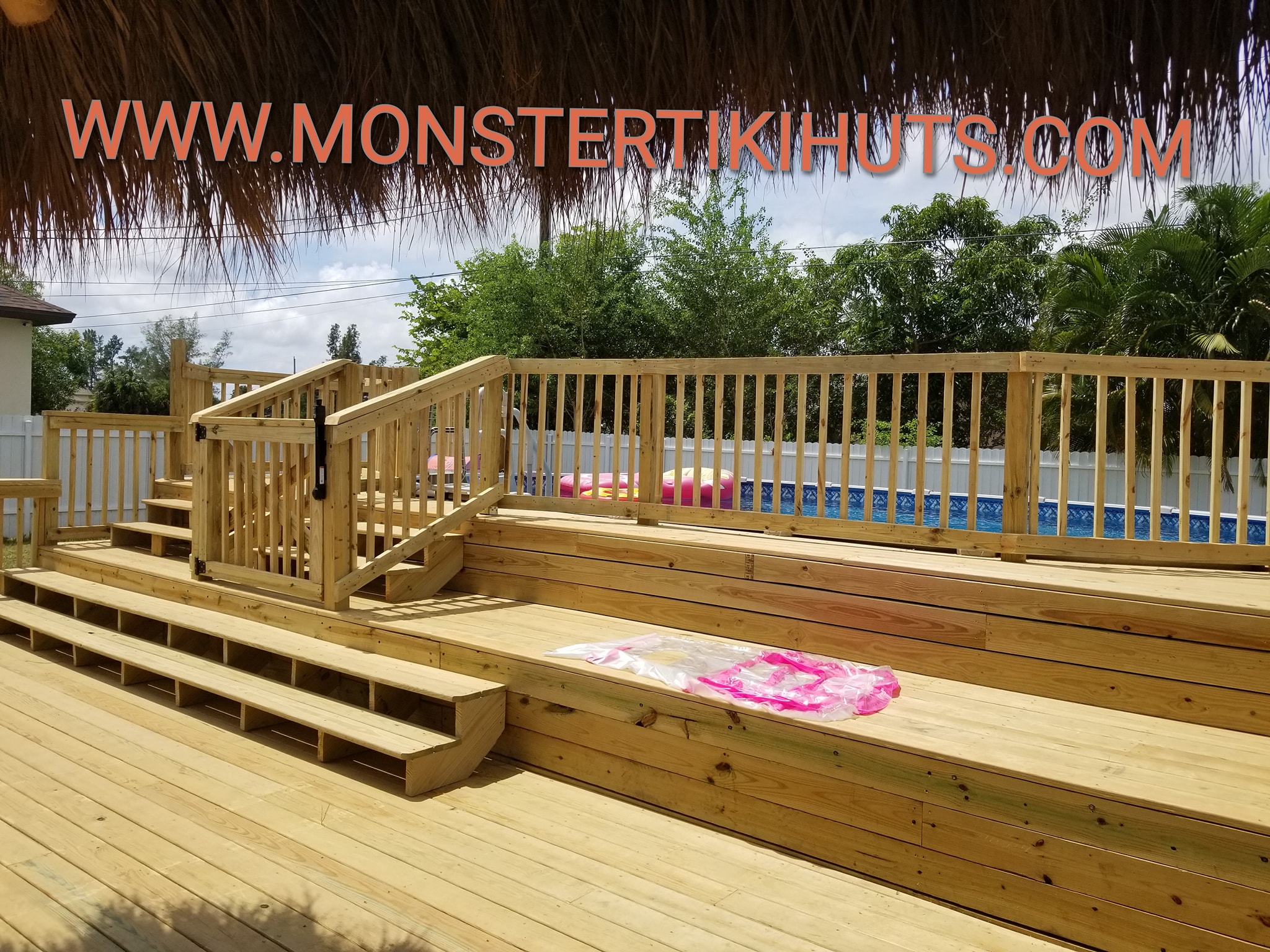 Deck 12 — Custom wooden deck build (pressure treated, Florida)
