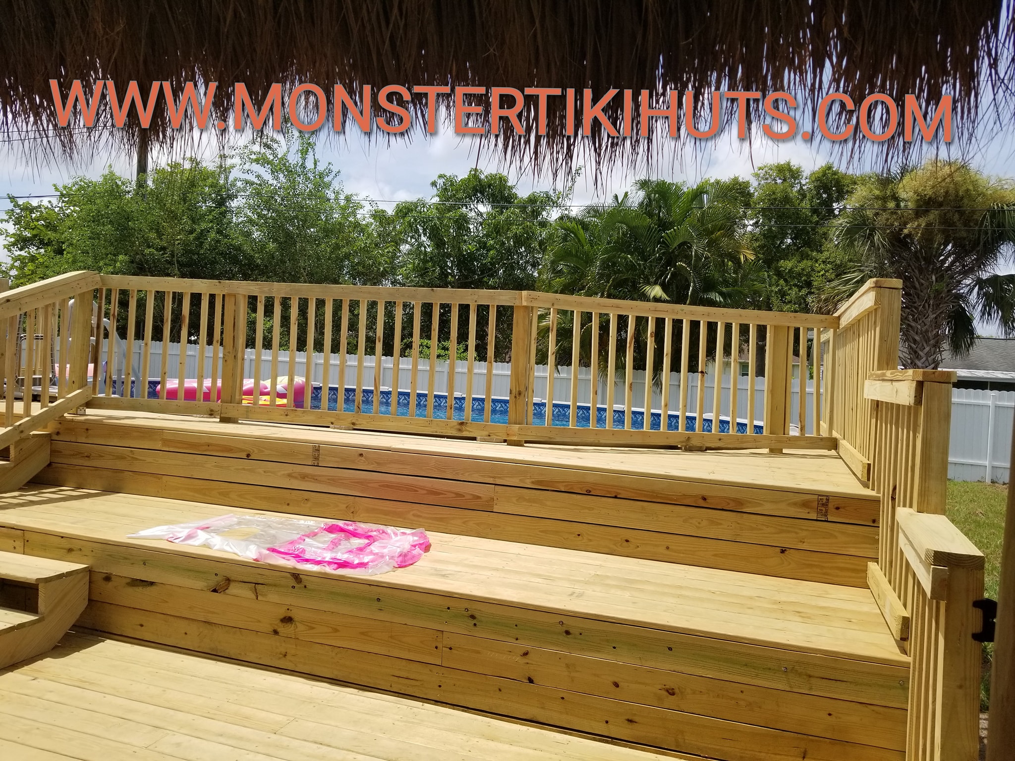 Deck 19 — Custom wooden deck build (pressure treated, Florida)