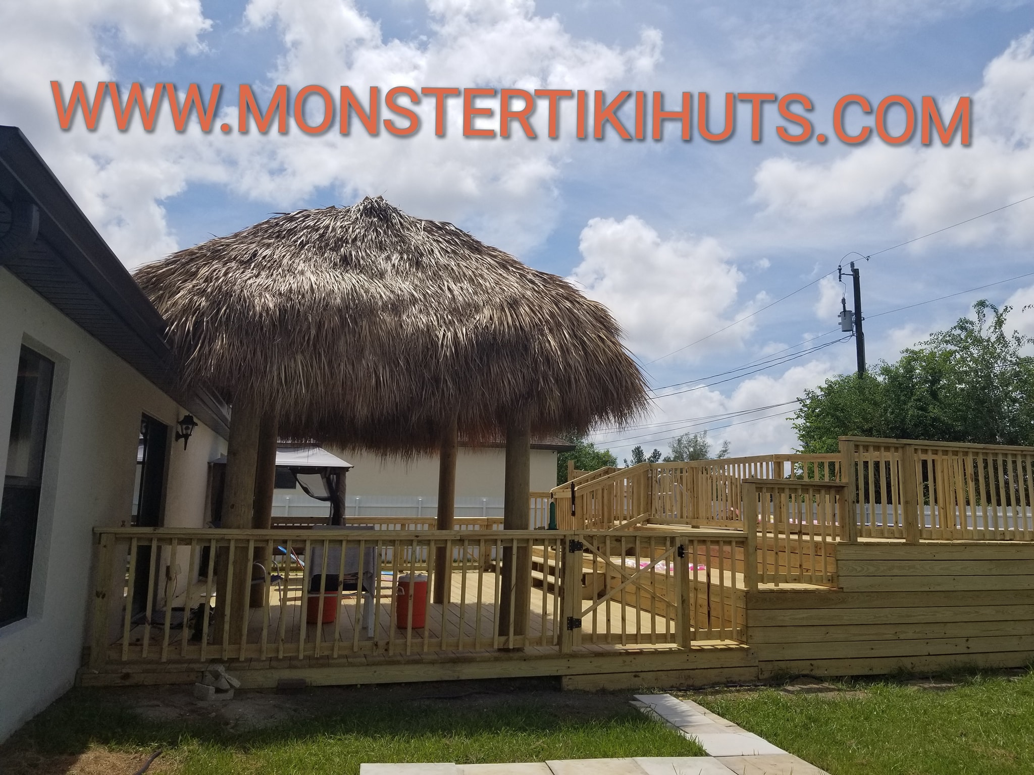 Deck 22 — Custom wooden deck build (pressure treated, Florida)