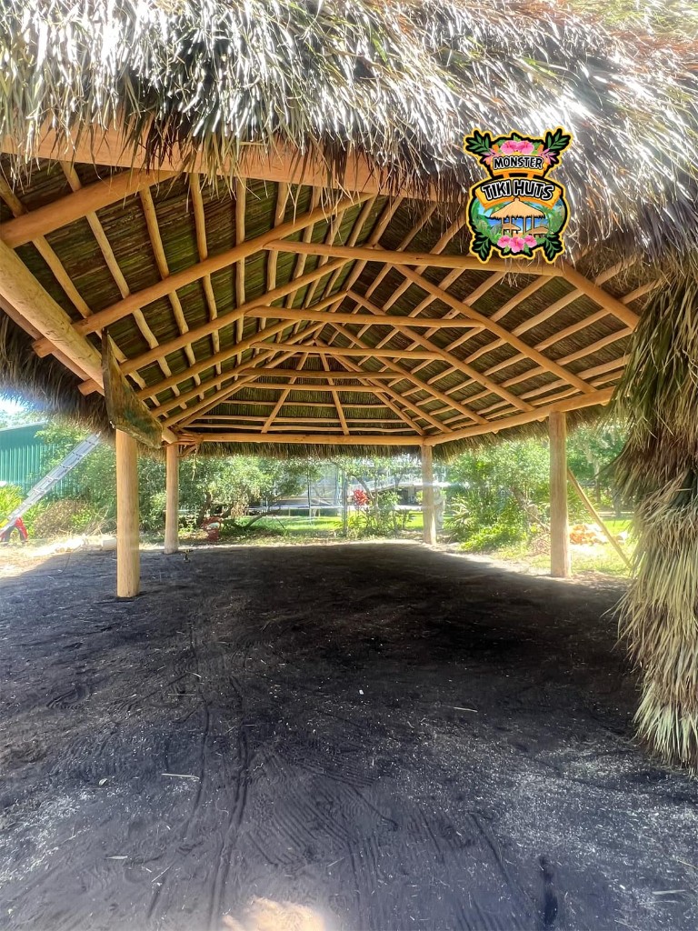 Tiki Hut by Poolside