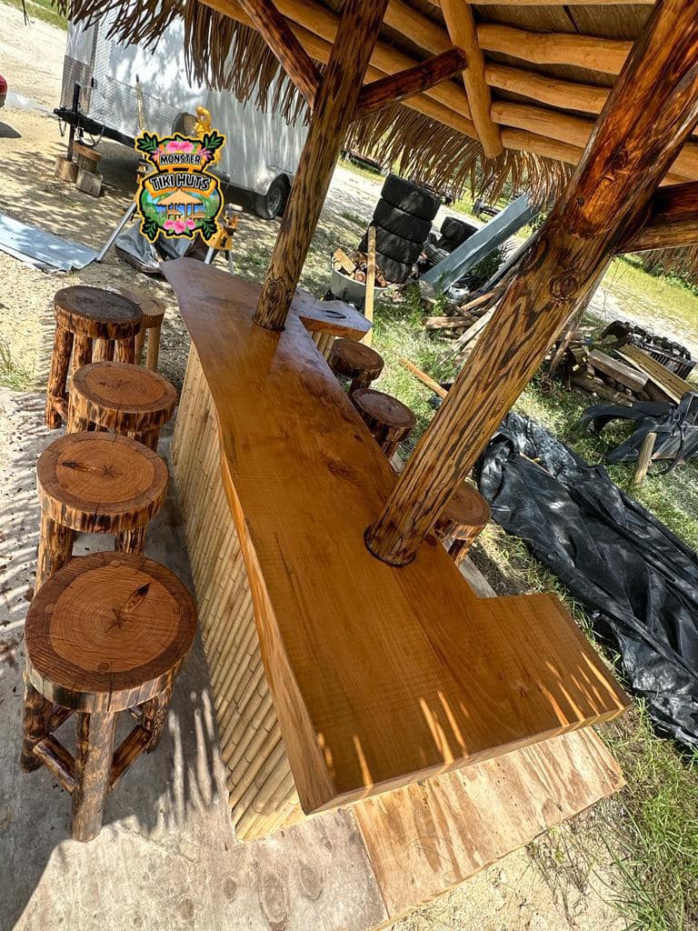 Tiki Bar 8 — Custom tiki bar build