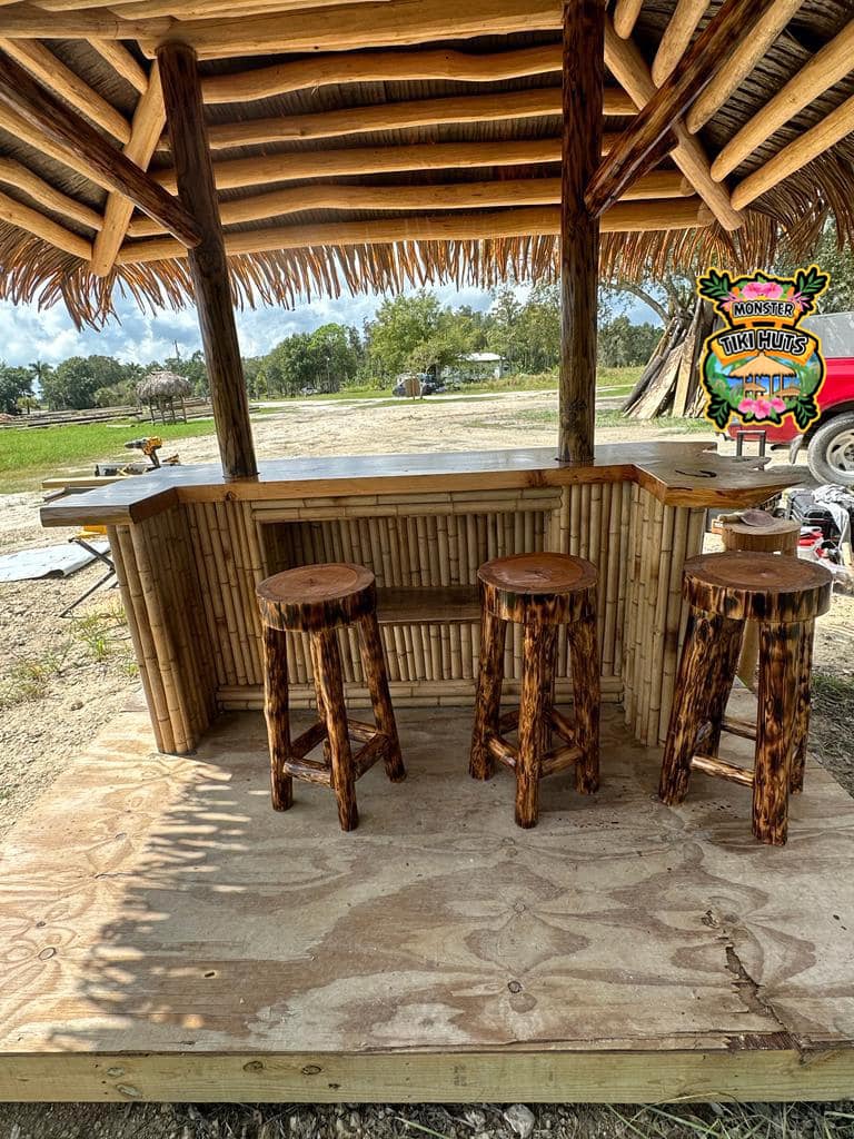 Tiki Bar 9 — Custom tiki bar build