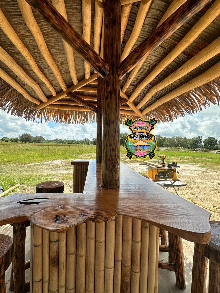 Tiki Bar 11 — Custom tiki bar build