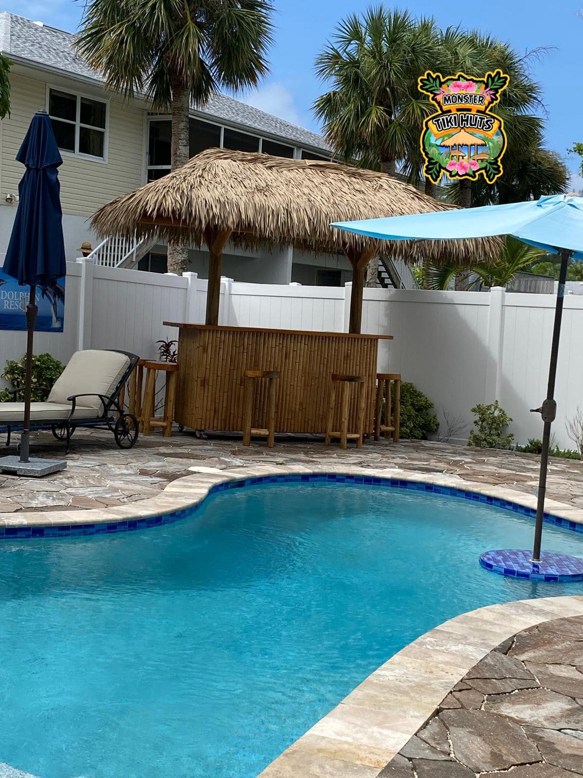 Tiki Bar 24 — Custom tiki bar build