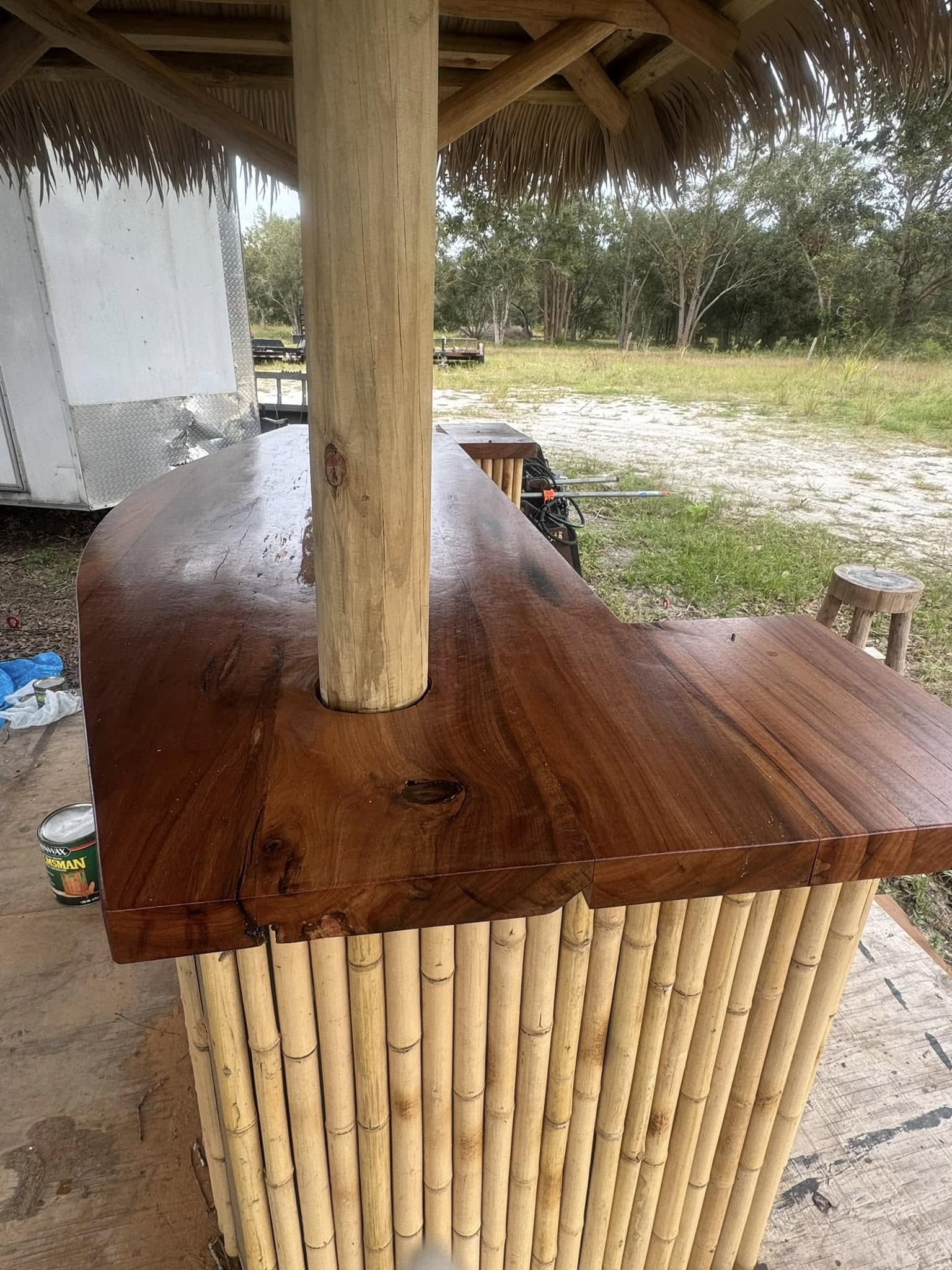 Tiki Bar 25 — Custom tiki bar build