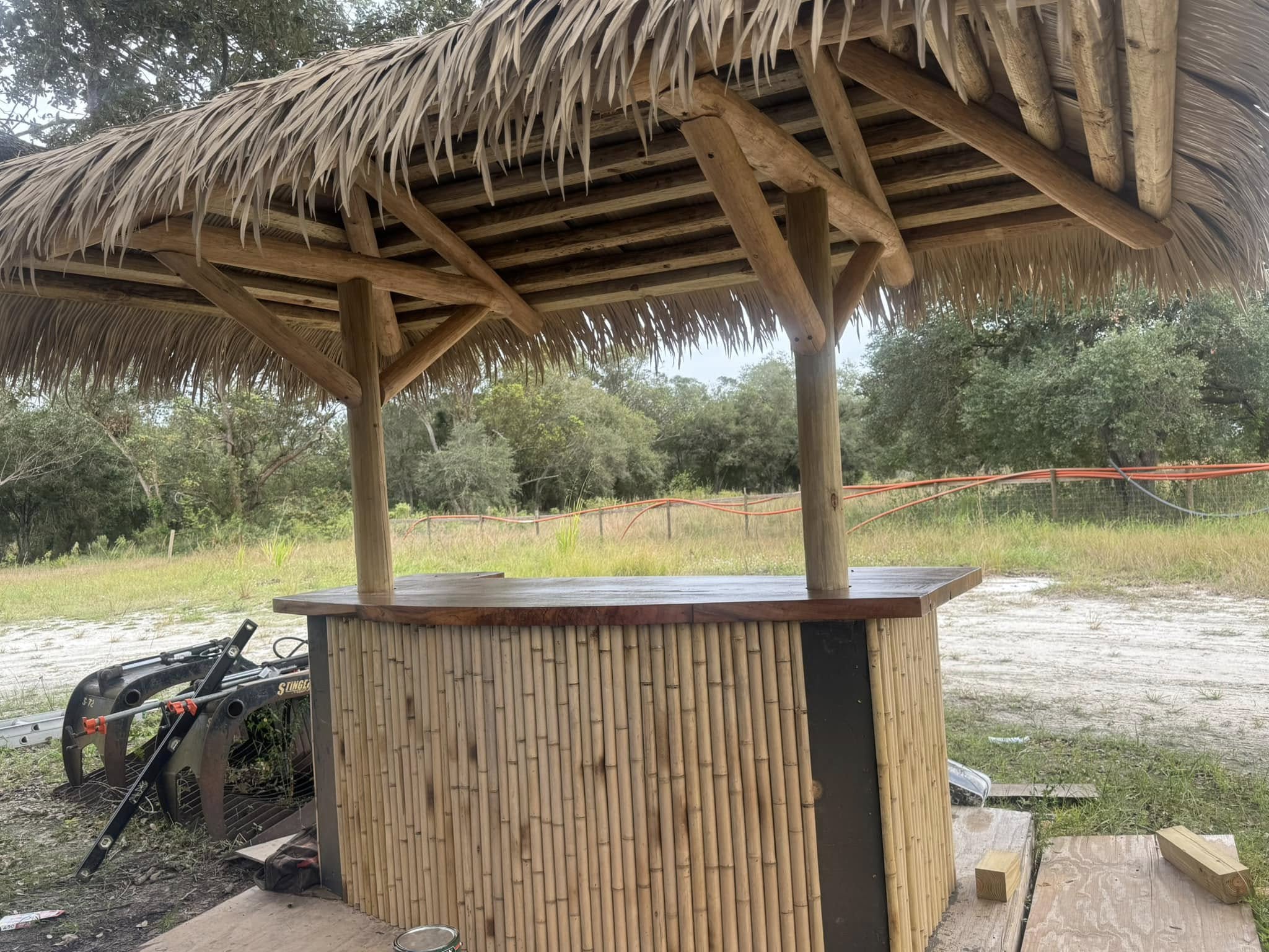 Tiki Bar 28 — Custom tiki bar build
