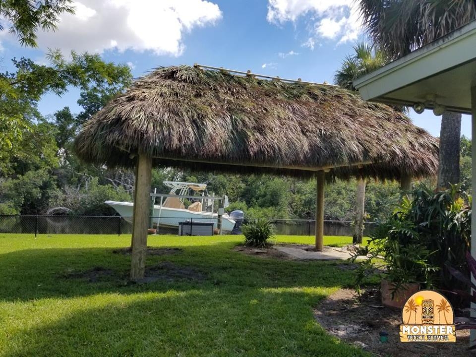 Traditional Cypress Tiki Huts 